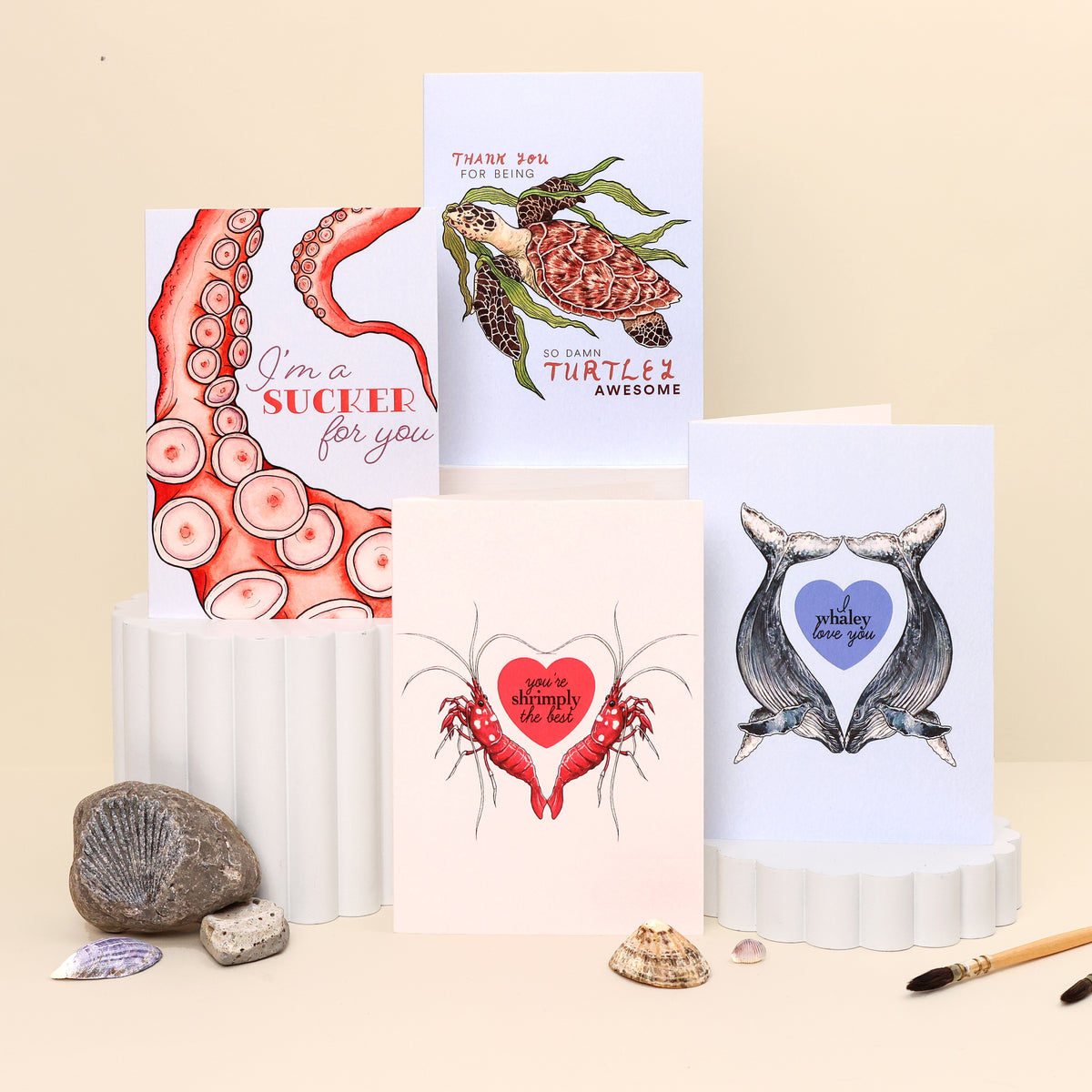 Lobster Birthday Card - You Can Be Shellfish