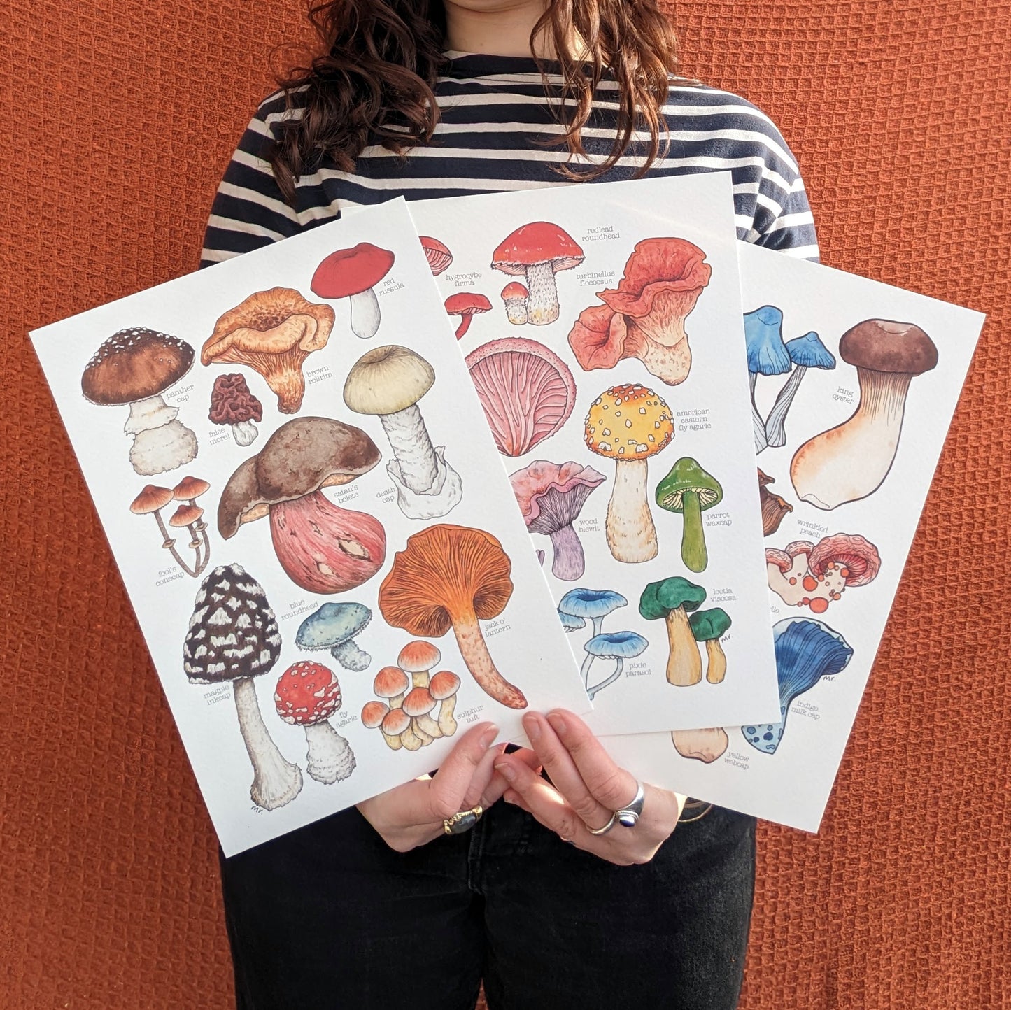 Toxic Mushrooms Print