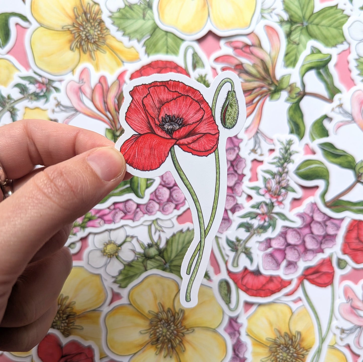 Wildflowers Sticker Pack - Set of 6