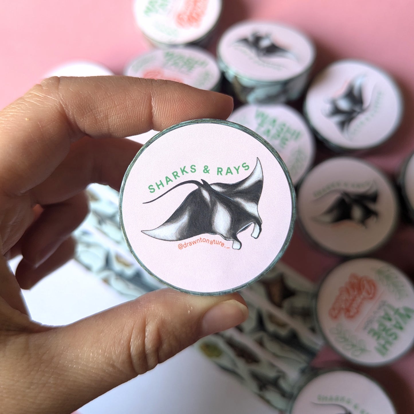 Sharks & Rays Washi Tape