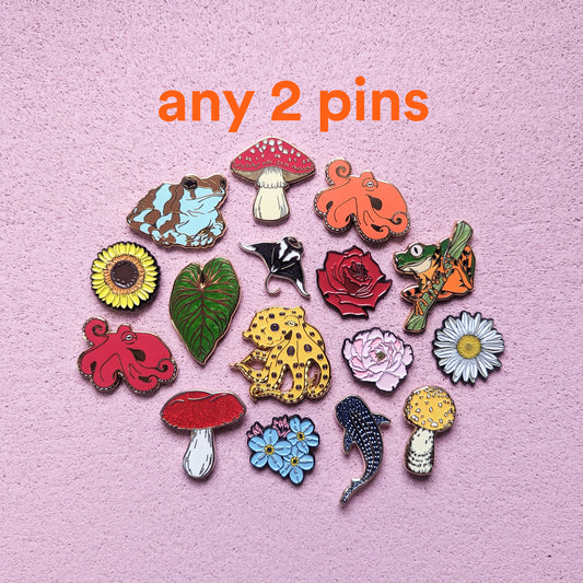 Any 2 Enamel Pins Deal - Pin Pair