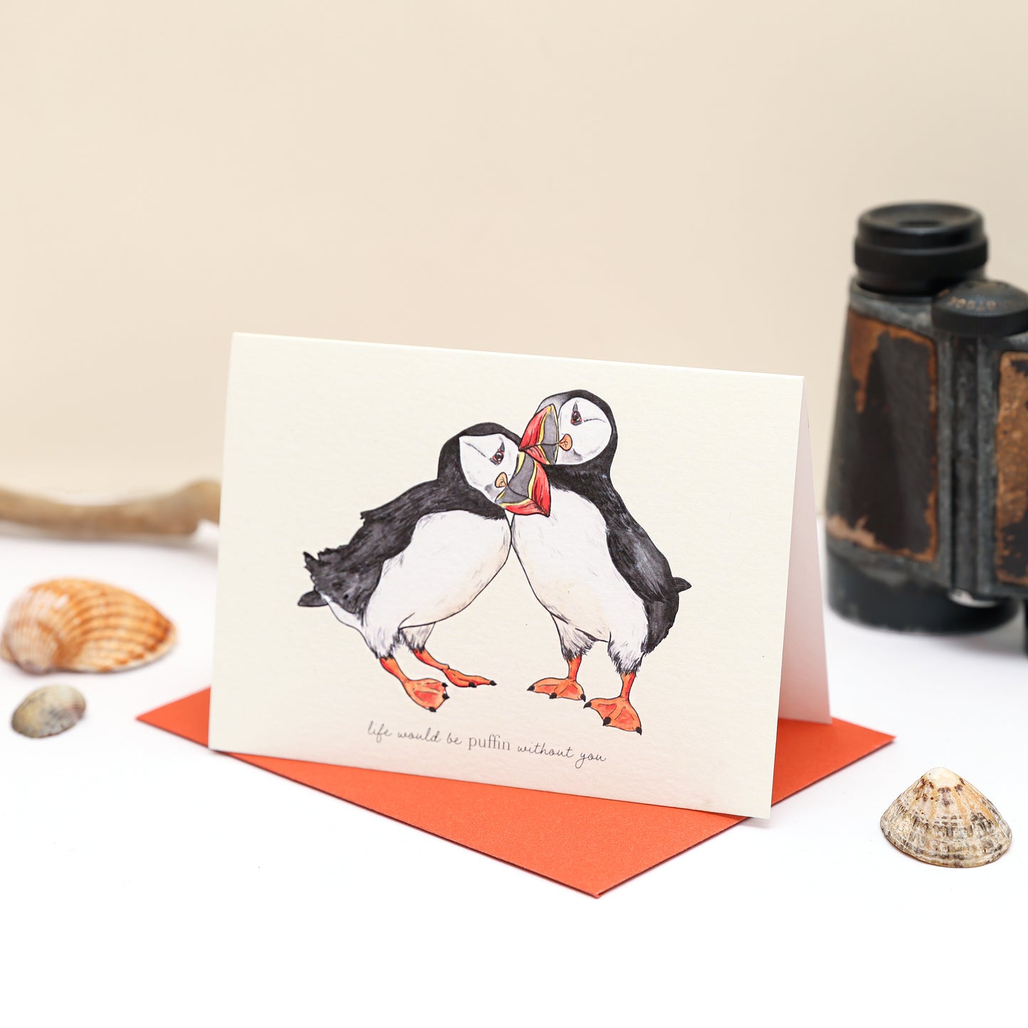 Life Would Be Puffin Without You Card