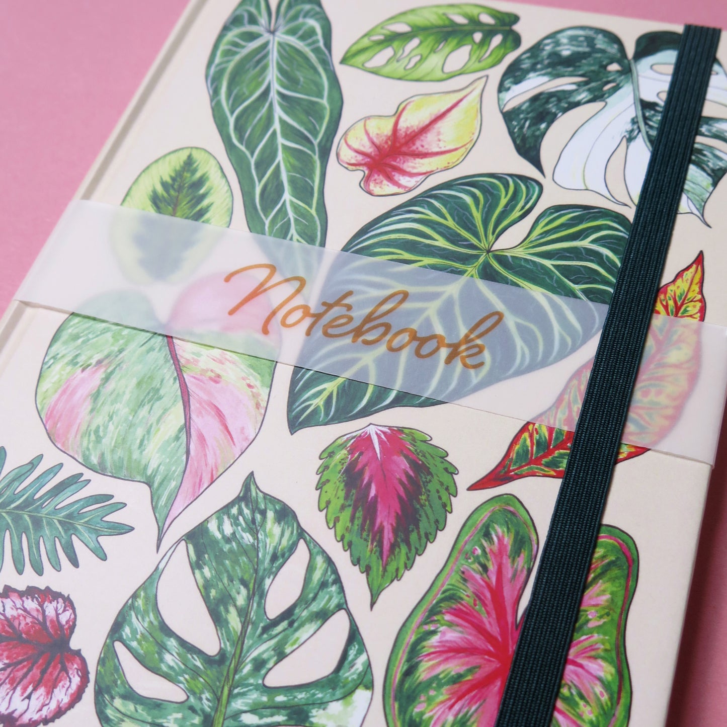A5 Notebook - Tropical Leaves