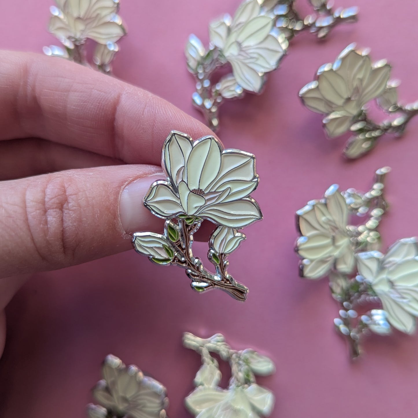 Spring Flower Pin Pair
