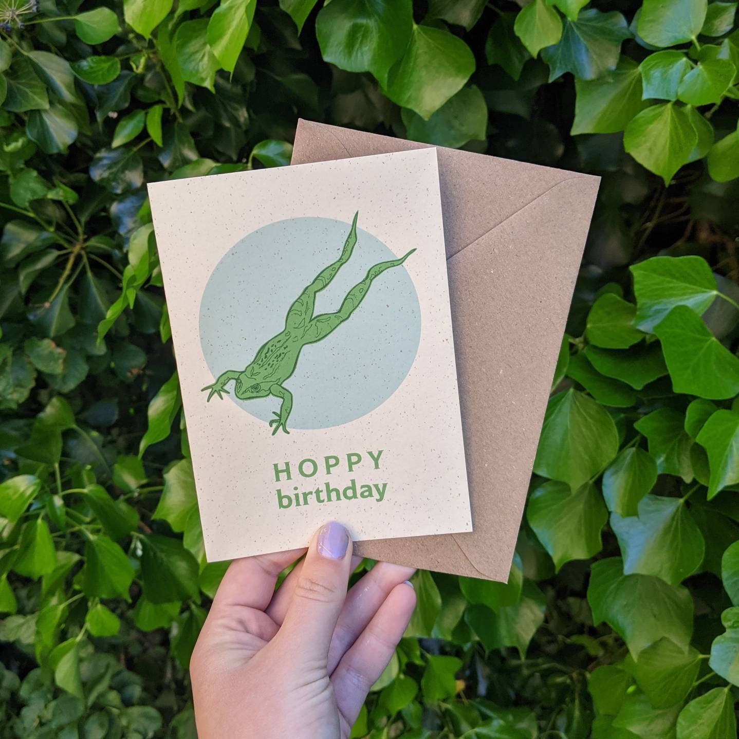 Hoppy Birthday Card