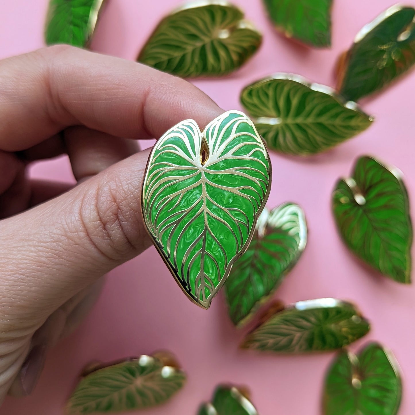Anthurium Leaf Pin