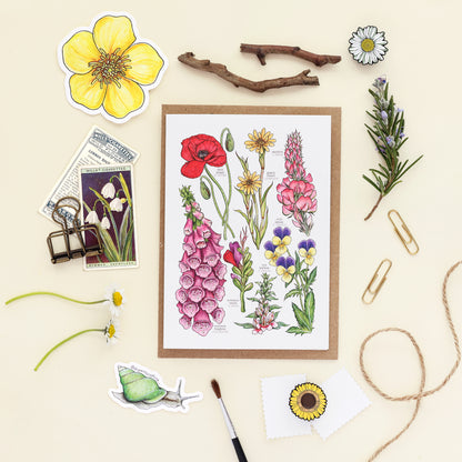 Wildflowers Card