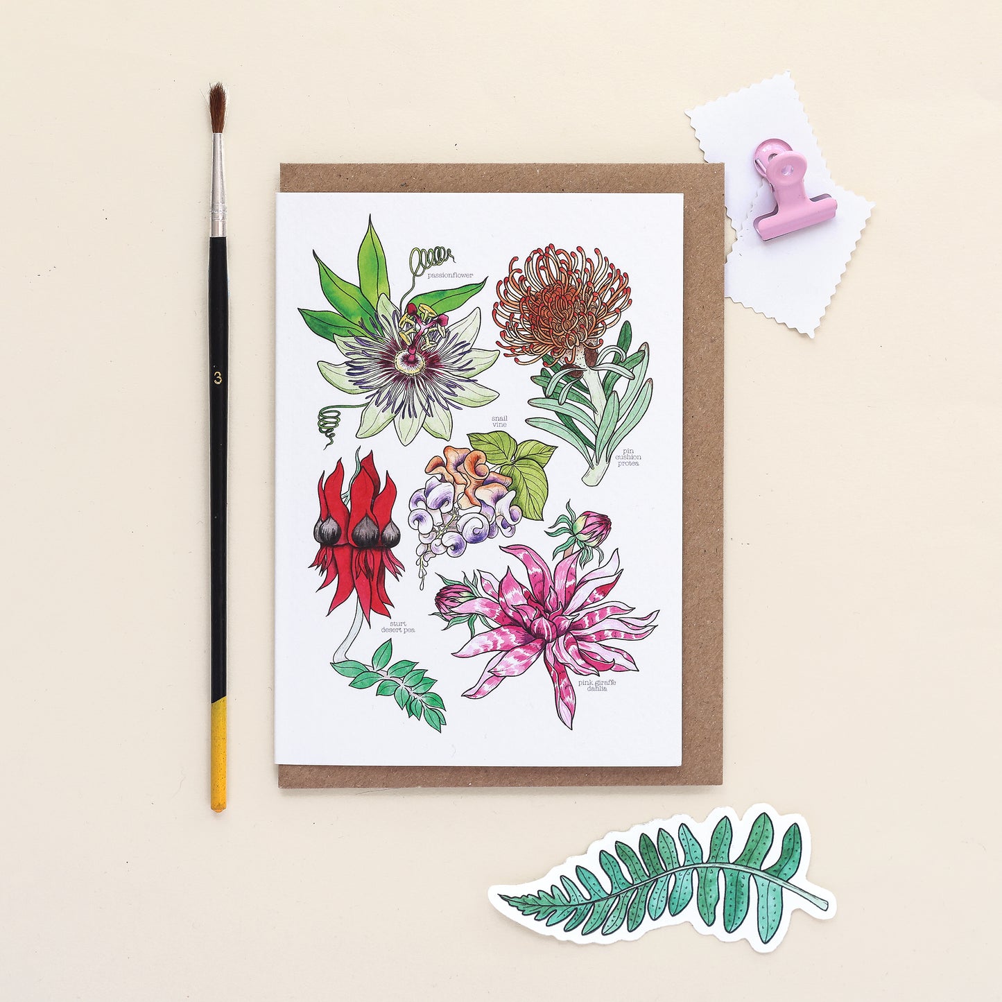 Unusual Flora Card