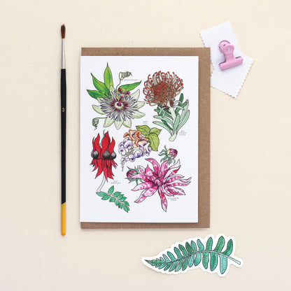 Unusual Flora Card