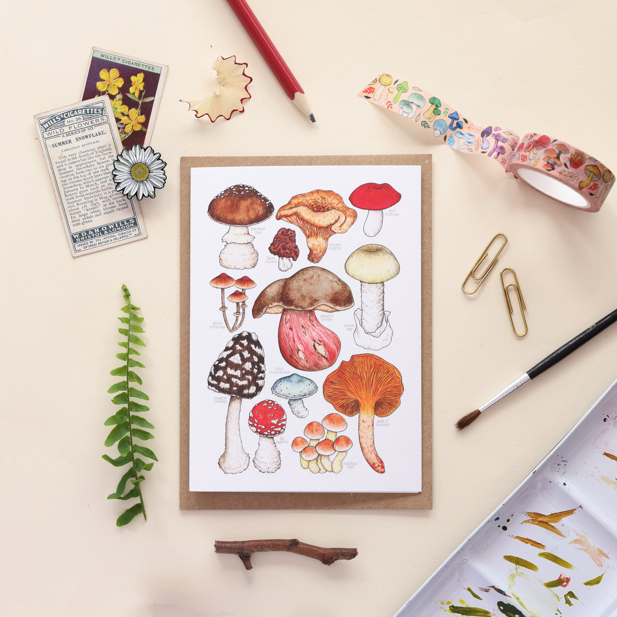 Toxic Mushrooms Card