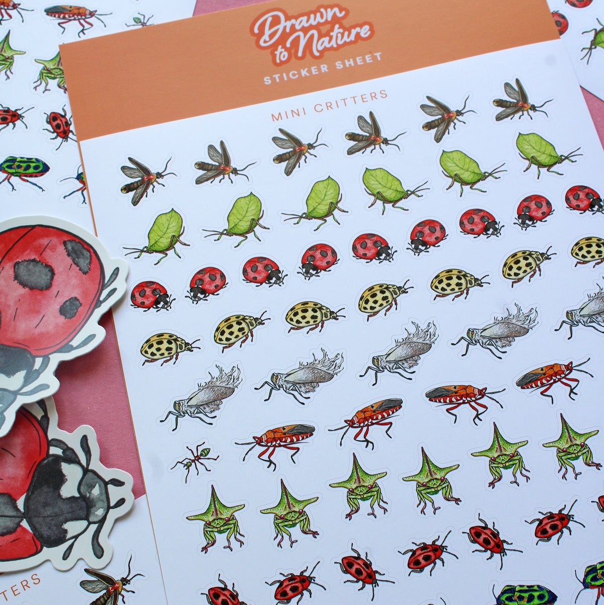 Mini Critters Sticker Sheet
