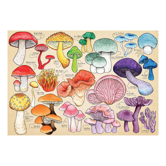 Mushroom Mania 1000 Piece Jigsaw Puzzle