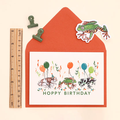Hoppy Birthday Card
