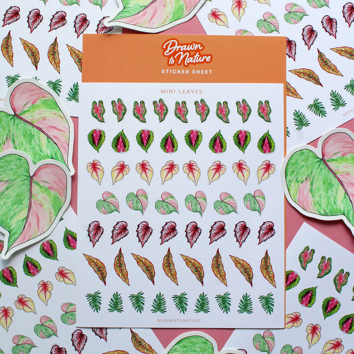 Mini Leaves Sticker Sheet