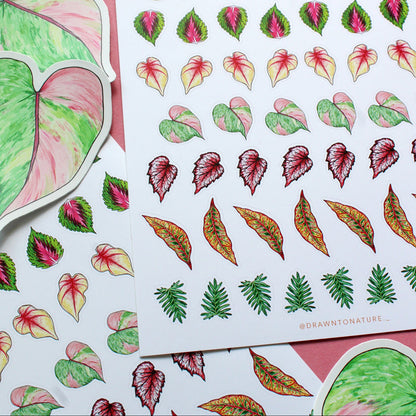 Mini Leaves Sticker Sheet
