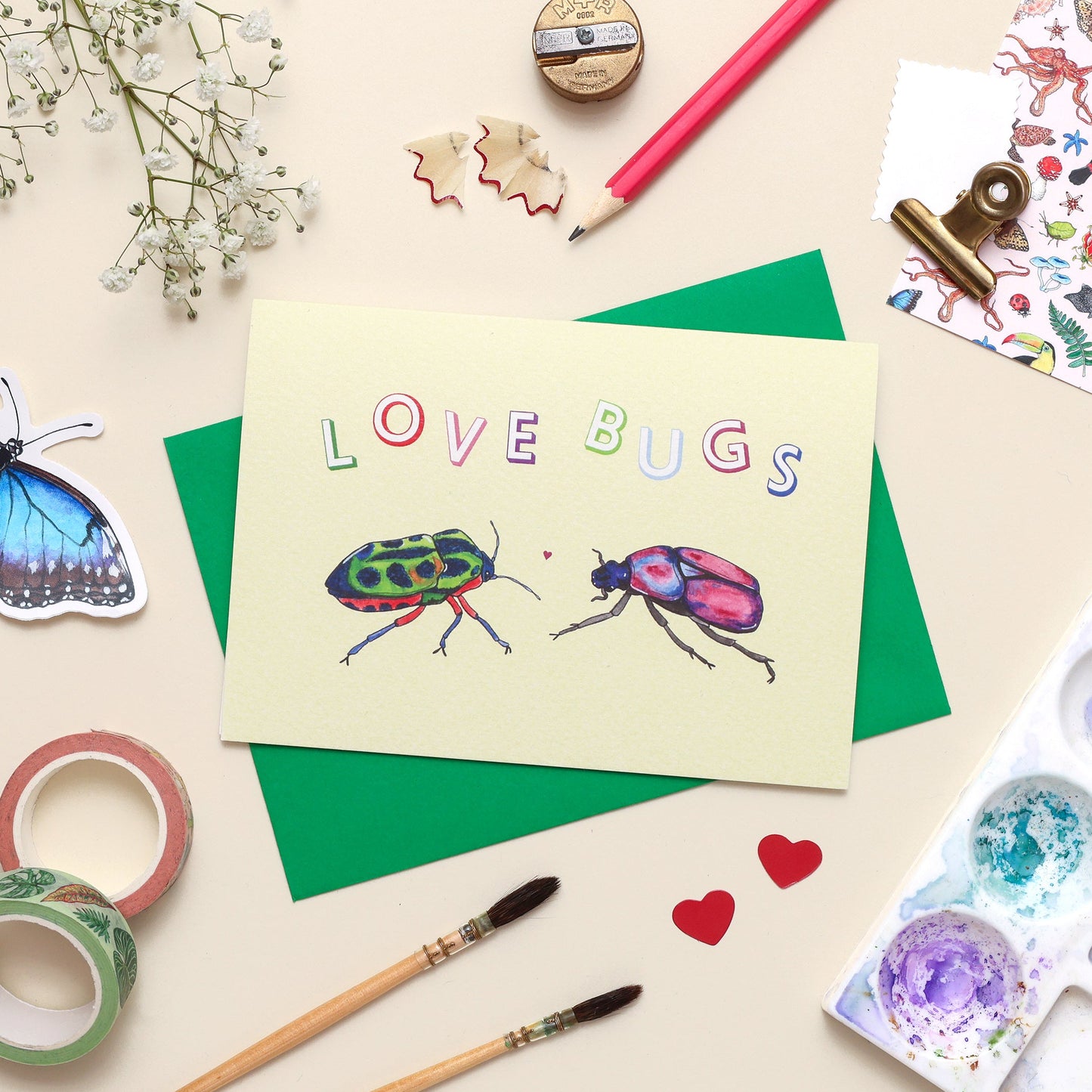 Love Bugs Valentine's Card