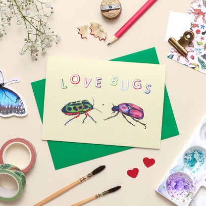 Love Bugs Valentine's Card