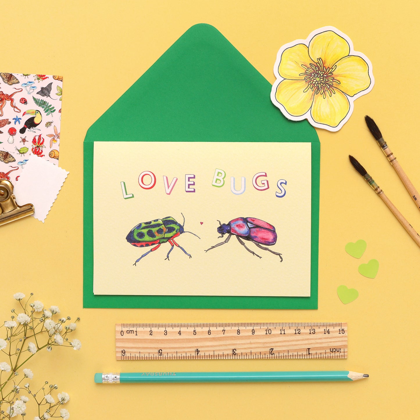 Love Bugs Valentine's Card