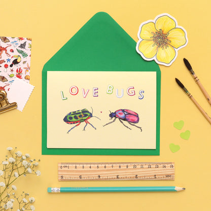 Love Bugs Valentine's Card