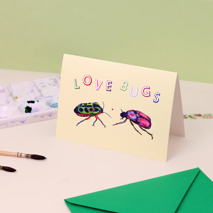 Love Bugs Valentine's Card