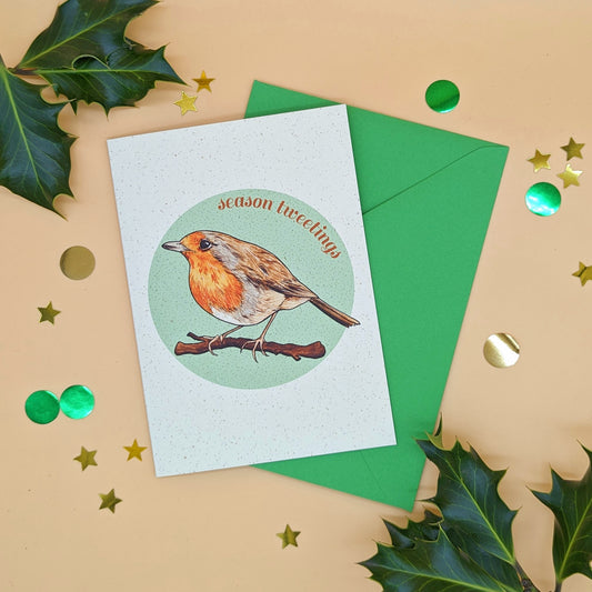 Robin Christmas Card - Season Tweetings