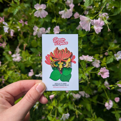 Honeysuckle Enamel Pin