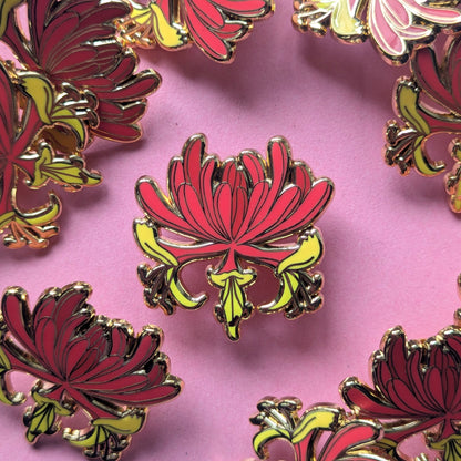 Honeysuckle Enamel Pin