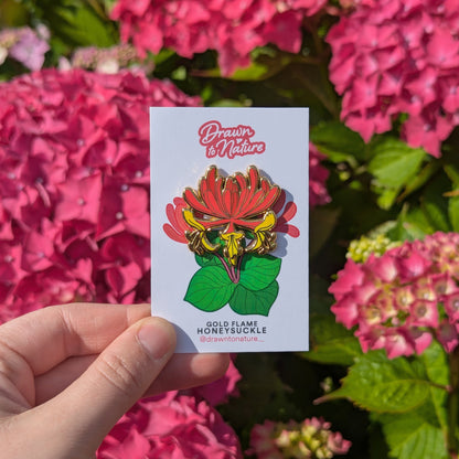 Honeysuckle Enamel Pin