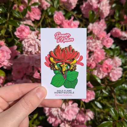 Honeysuckle Enamel Pin