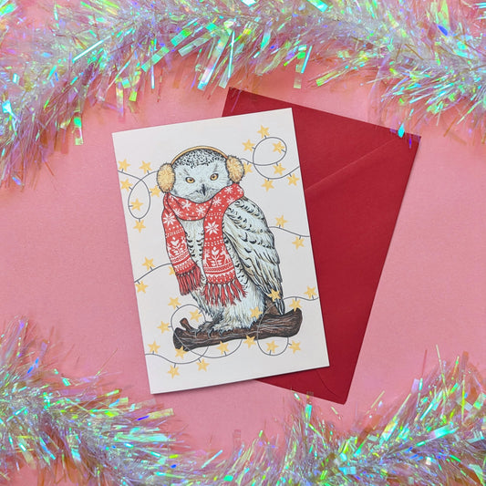 Owl Christmas Card