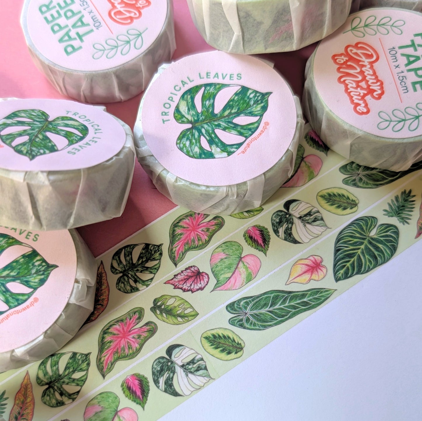 Tropical Leaf Washi Tape