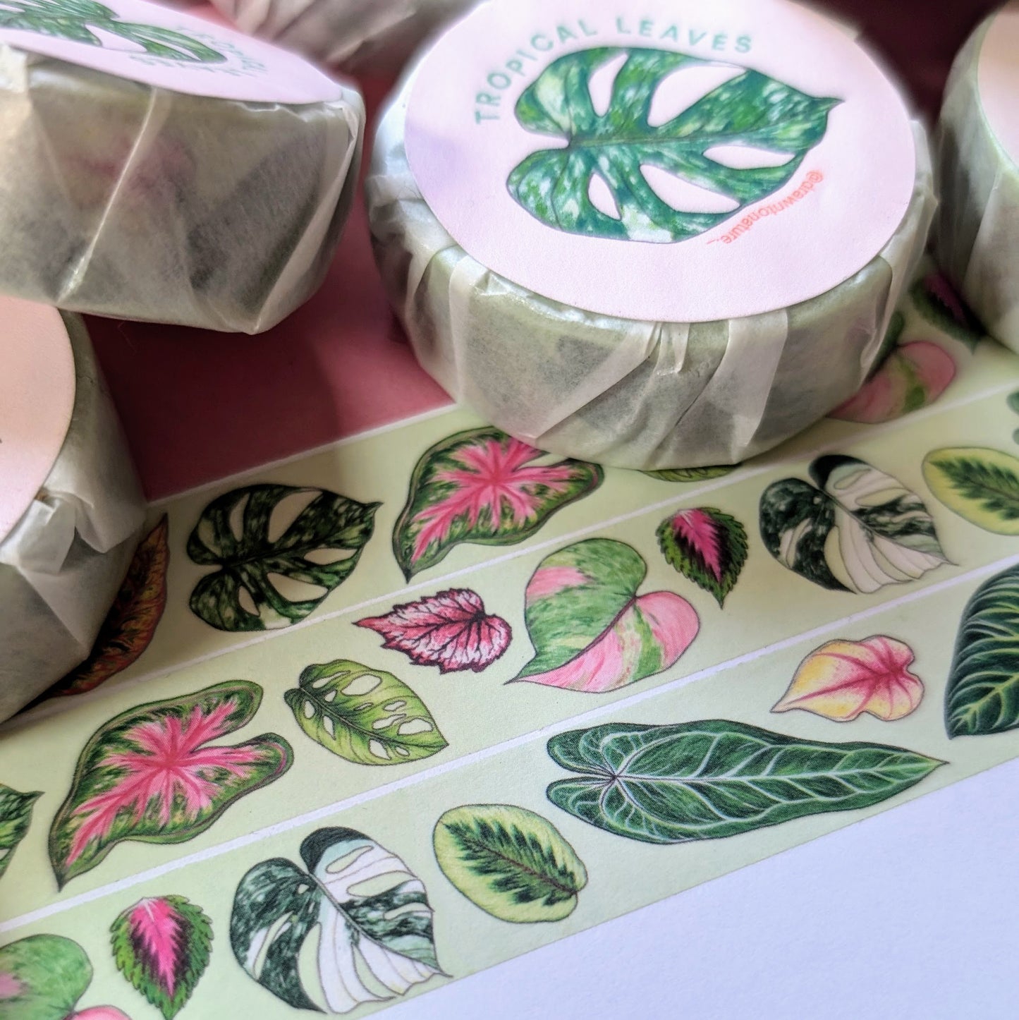 Tropical Leaf Washi Tape