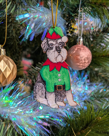 Schnauzer Tree Decoration