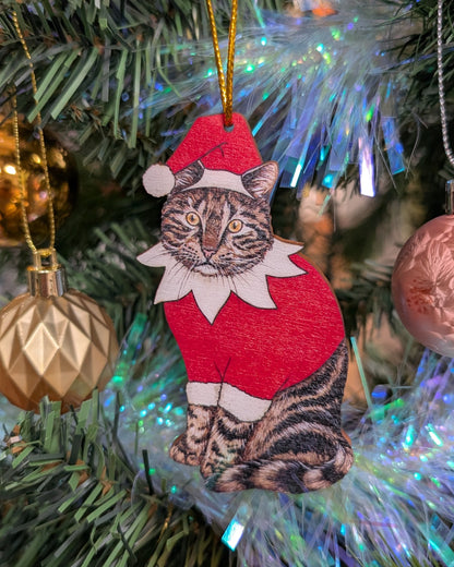 Tabby Cat Tree Decoration