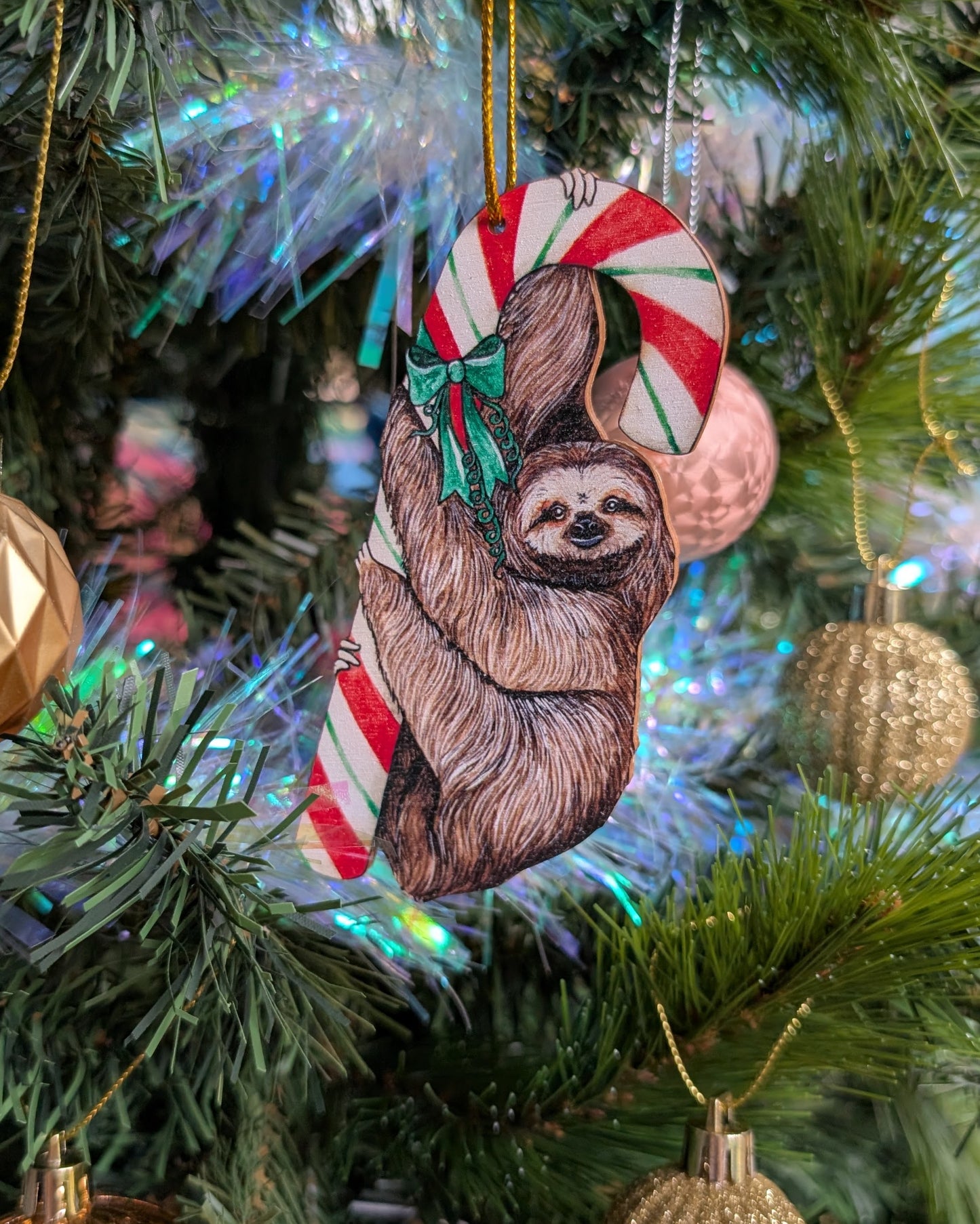 Sloth Tree Decoration