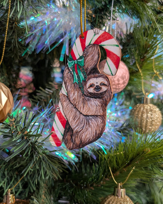 Sloth Tree Decoration