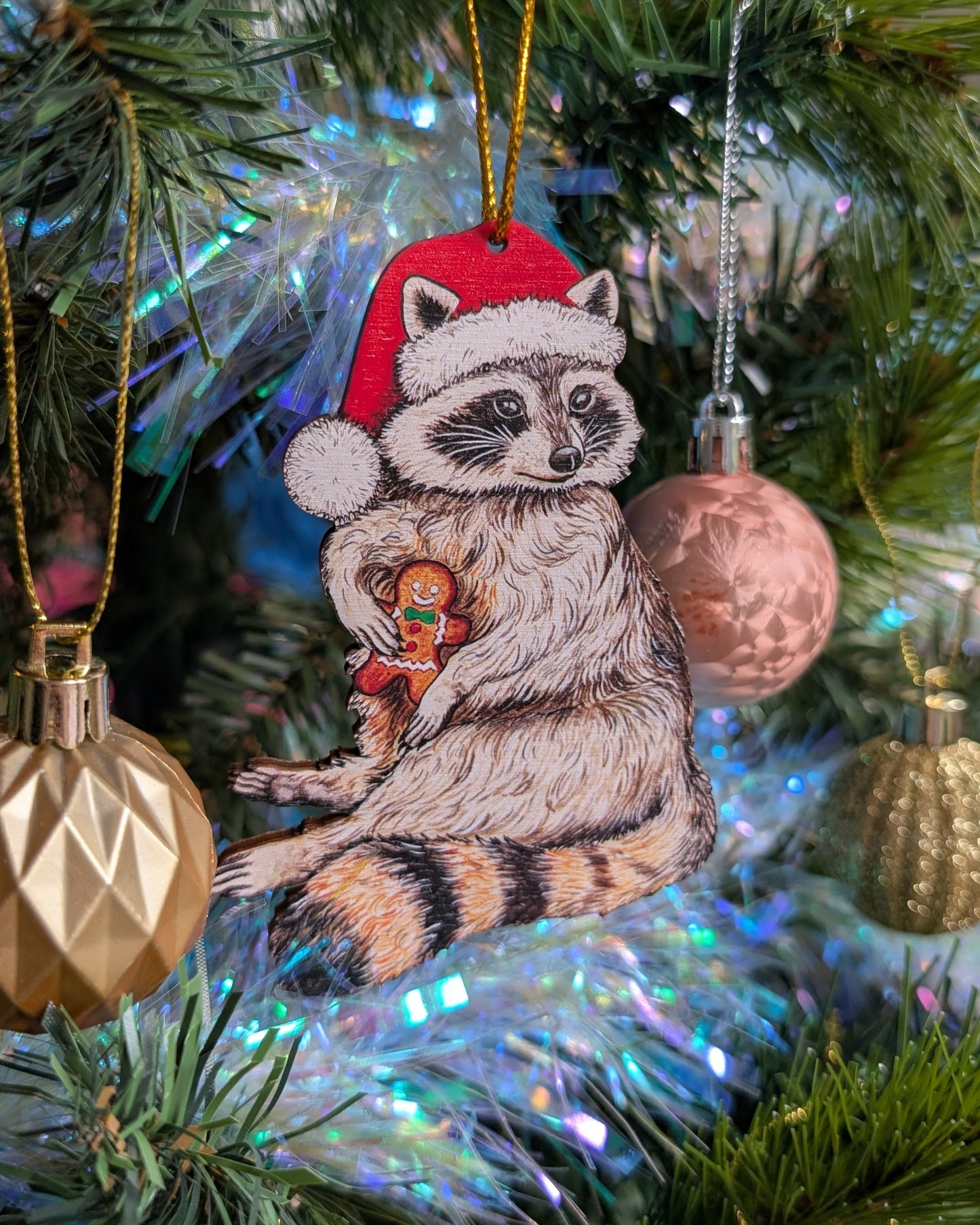 Raccoon Tree Decoration