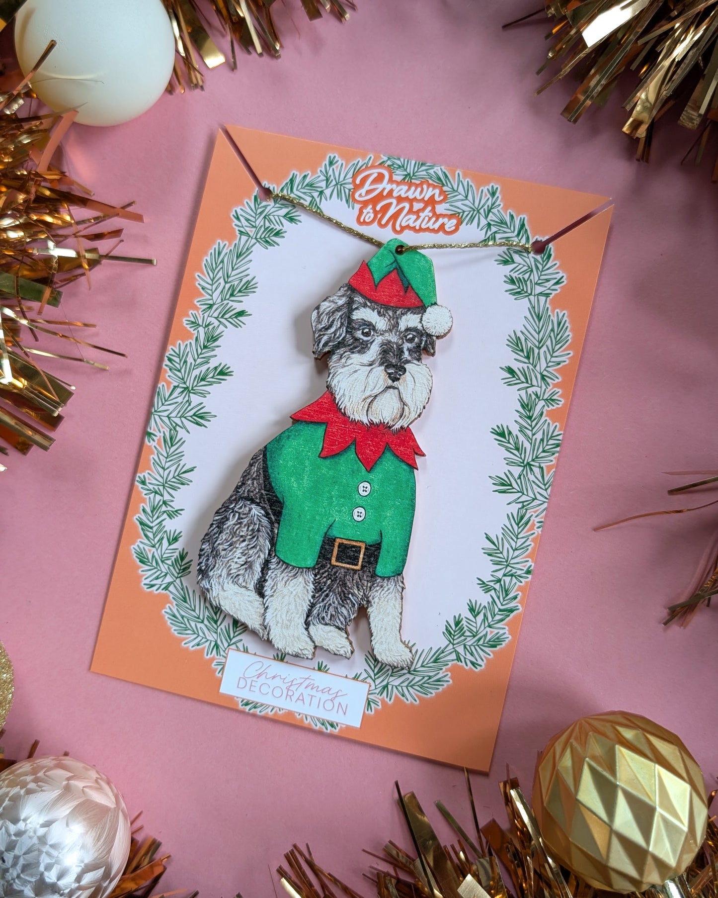 Schnauzer Tree Decoration
