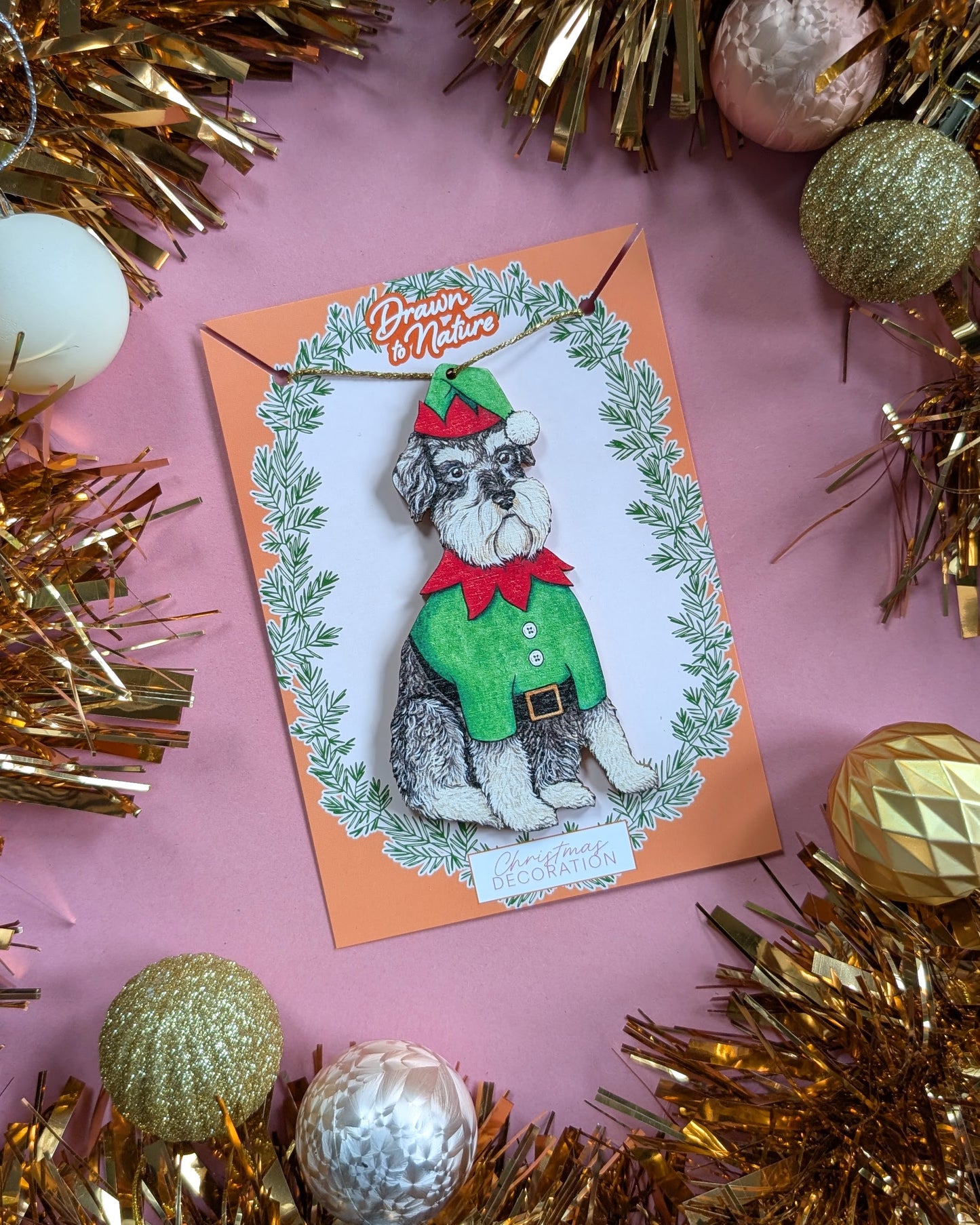 Schnauzer Tree Decoration