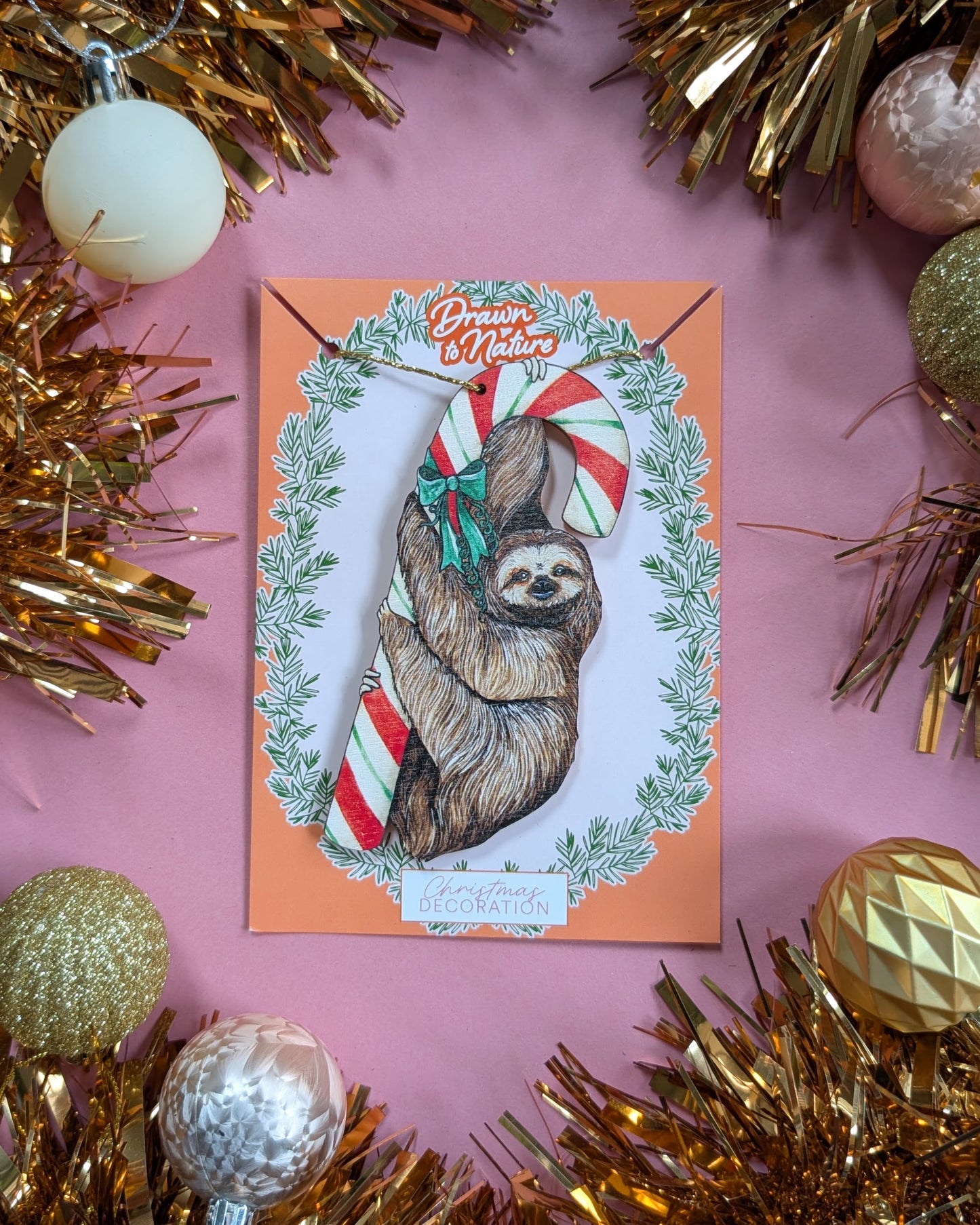 Sloth Tree Decoration