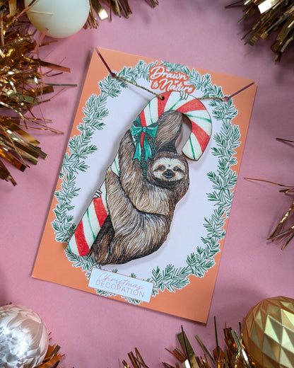 Sloth Tree Decoration