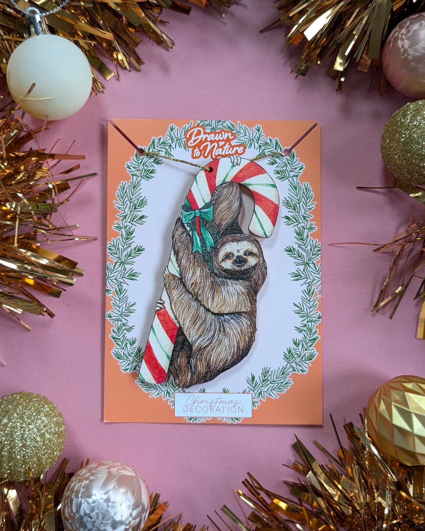 Sloth Tree Decoration