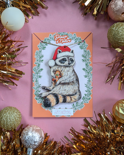 Raccoon Tree Decoration
