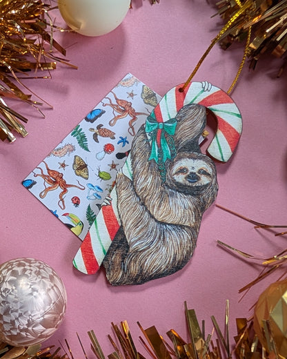 Sloth Tree Decoration