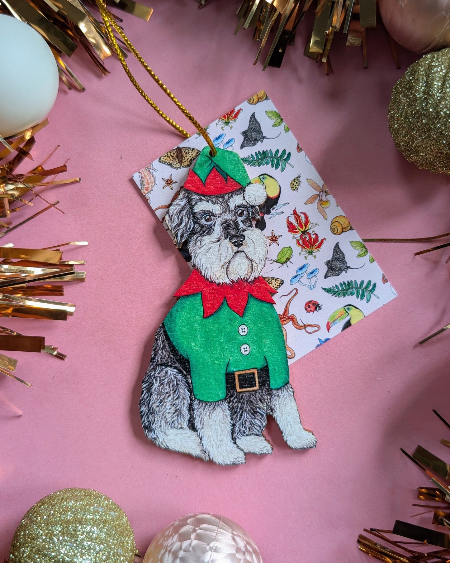 Schnauzer Tree Decoration