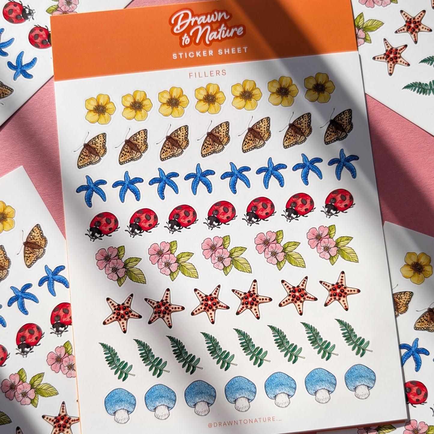 Fillers Sticker Sheet