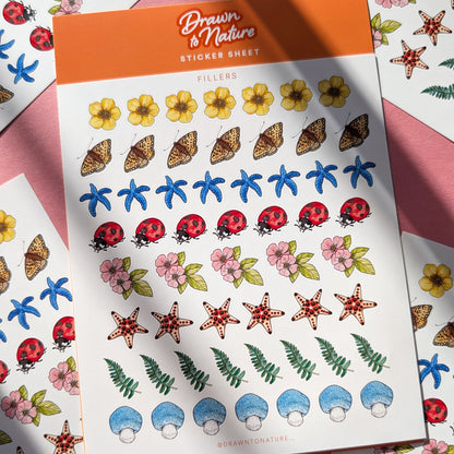 Fillers Sticker Sheet