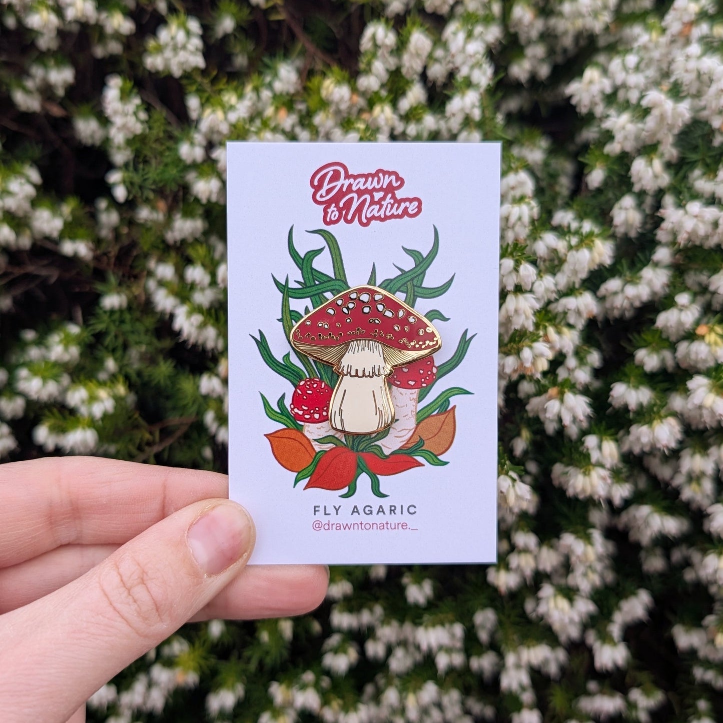 Fly Agaric Pin