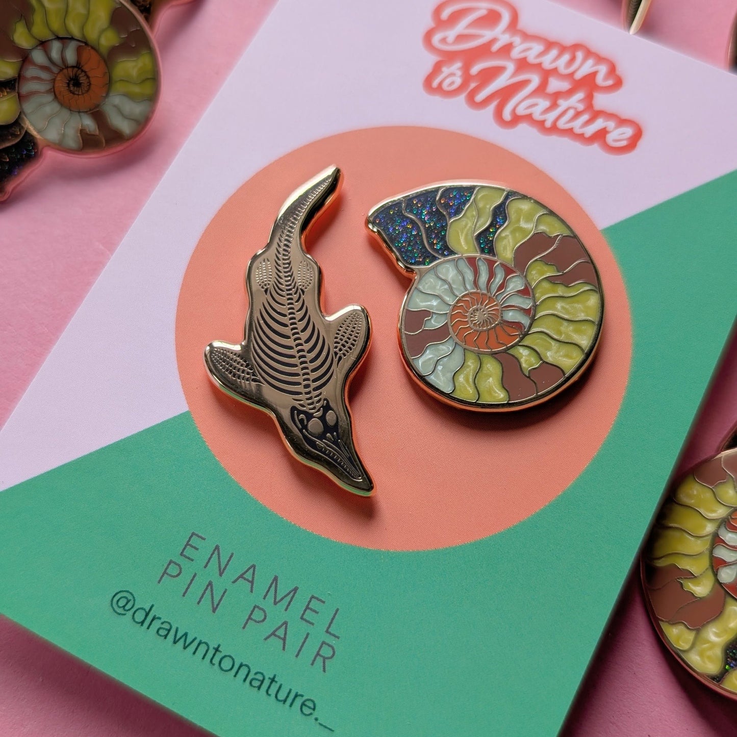 Ichthyosaurus Enamel Pin