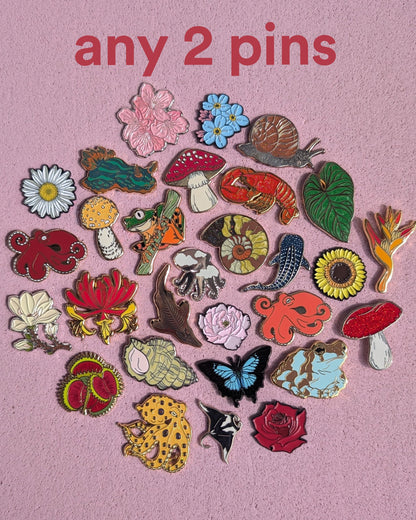Any 2 Enamel Pins Deal - Pin Pair